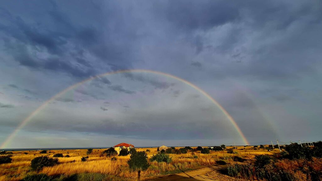 Regenbogen in Kamen Bryag - Auswandern nach Bulgarien